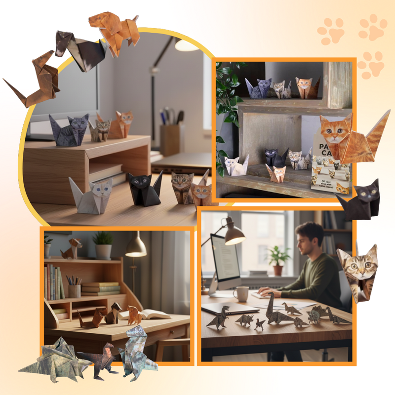 3D Pet Origami Paper