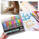 48-Color Glitter Gel Pens Set
