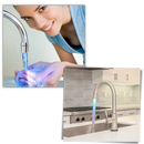 Tap Nozzle With Colour-Changing Temperature Sensor