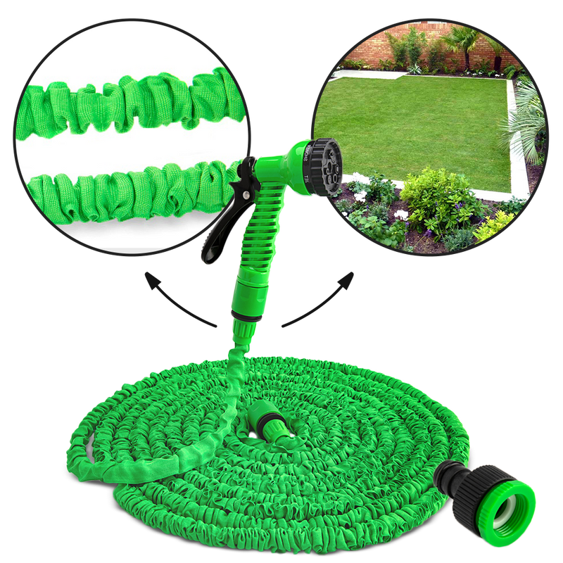 Expandable Garden Hose with Spray gun