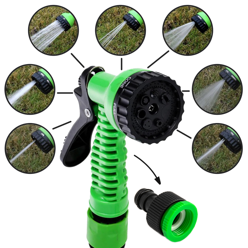 Expandable Garden Hose with Spray gun