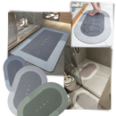 Extra absorbent non slip floor mat