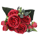 Artificial Silk Peony and Roses Flower Bouquet