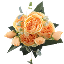 Artificial Silk Peony and Roses Flower Bouquet