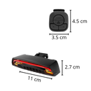 Bike Safety Tail Light with Indicators