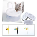 Auto water fountain for cat with LED light