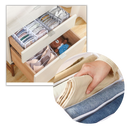 Mesh wardrobe clothes organizer