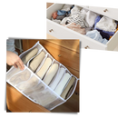 Mesh wardrobe clothes organizer