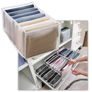 Mesh wardrobe clothes organizer