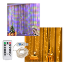 String Curtain of Fairy Lights with Remote Control