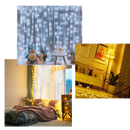 String Curtain of Fairy Lights with Remote Control