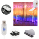 String Curtain of Fairy Lights with Remote Control