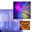String Curtain of Fairy Lights with Remote Control