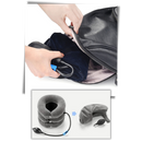 Cervical neck traction inflatable collar