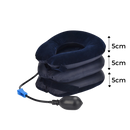 Cervical neck traction inflatable collar