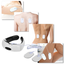 Circular traction neck massager with infrared heating