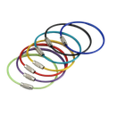 Pack of Flexible Wire Keychains