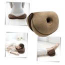 Dual buttock seat cushion