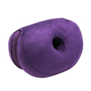 Dual buttock seat cushion