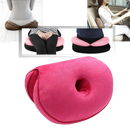 Dual buttock seat cushion