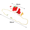 Electric climbing Santa Claus decoration