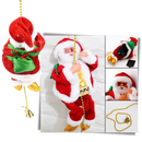 Electric climbing Santa Claus decoration