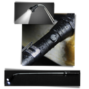 Telescopic magnetic LED flashlight