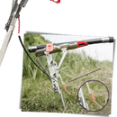 Fishing rod holder with springs