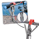 Fishing rod holder with springs