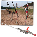 Fishing rod holder with springs