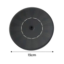 Floating solar water fountain