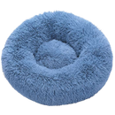 Fluffy Plush Donut Pet Bed