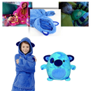 2 in 1 Foldable hoodie plush