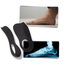 Orthopedic insoles for flat feet