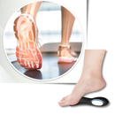 Orthopedic insoles for flat feet