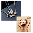 Four-Leaf Heart-Shaped Necklace