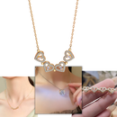 Four-Leaf Heart-Shaped Necklace