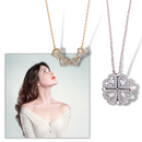 Four-Leaf Heart-Shaped Necklace