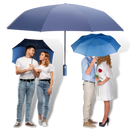 Windproof LED Sun & Rain Umbrella
