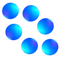 Pack of 6 LED Glowing Golf Balls