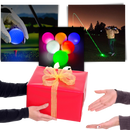 Pack of 6 LED Glowing Golf Balls