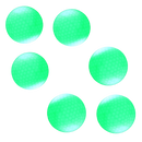 Pack of 6 LED Glowing Golf Balls