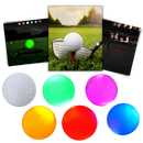 Pack of 6 LED Glowing Golf Balls