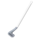 Long handle toilet brush with wall mounted base