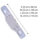 Orthopedic lumbar support belt