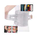 Orthopedic lumbar support belt