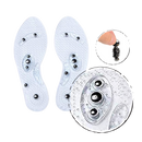Magnetic acupressure foot insoles