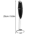 Electric Handheld Milk Frother with holder