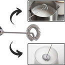 Electric Handheld Milk Frother with holder