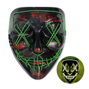 Neon LED mask